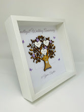 Load image into Gallery viewer, 33rd Amethyst 33 Years Wedding Anniversary Frame - Message