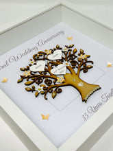 Load image into Gallery viewer, 35th Coral 35 Years Wedding Anniversary Frame - Message