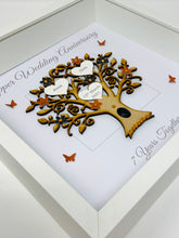 Load image into Gallery viewer, 7th Copper 7 Years Wedding Anniversary Frame - Message