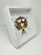 Load image into Gallery viewer, 19th Bronze 19 Years Wedding Anniversary Frame - Message