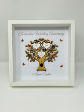 Load image into Gallery viewer, 38th Tourmaline 38 Years Wedding Anniversary Frame - Message
