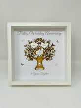 Load image into Gallery viewer, 9th Pottery 9 Years Wedding Anniversary Frame - Message