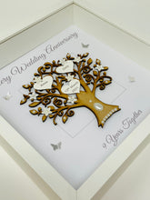 Load image into Gallery viewer, 9th Pottery 9 Years Wedding Anniversary Frame - Message