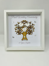 Load image into Gallery viewer, 30th Pearl 30 Years Wedding Anniversary Frame - Message