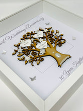 Load image into Gallery viewer, 30th Pearl 30 Years Wedding Anniversary Frame - Message