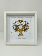 Load image into Gallery viewer, 27th Sculpture 27 Years Wedding Anniversary Frame - Message