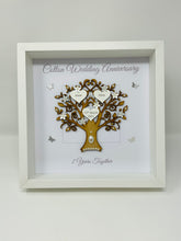 Load image into Gallery viewer, 2nd Cotton 2 Years Wedding Anniversary Frame - Message