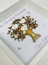 Load image into Gallery viewer, 2nd Cotton 2 Years Wedding Anniversary Frame - Message