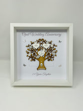 Load image into Gallery viewer, 24th Opal 24 Years Wedding Anniversary Frame - Message