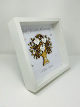 Load image into Gallery viewer, 24th Opal 24 Years Wedding Anniversary Frame - Message