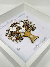 Load image into Gallery viewer, 36th Bone China 36 Years Wedding Anniversary Frame - Message