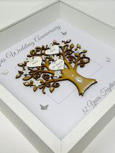 Load image into Gallery viewer, 32nd Lapis 32 Years Wedding Anniversary Frame - Message