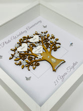 Load image into Gallery viewer, 23rd Silver Plate 23 Years Wedding Anniversary Frame - Message