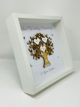 Load image into Gallery viewer, 25th Silver 25 Years Wedding Anniversary Frame - Message