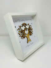 Load image into Gallery viewer, 15th Crystal 15 Years Wedding Anniversary Frame - Message