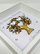 Load image into Gallery viewer, 10th Tin 10 Years Wedding Anniversary Frame - Message