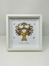 Load image into Gallery viewer, 16th Silver Holloware 16 Years Wedding Anniversary Frame - Message