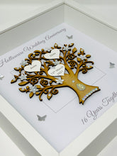 Load image into Gallery viewer, 16th Silver Holloware 16 Years Wedding Anniversary Frame - Message