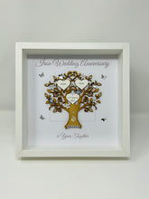 Load image into Gallery viewer, 6th Iron 6 Years Wedding Anniversary Frame - Message