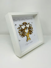 Load image into Gallery viewer, 6th Iron 6 Years Wedding Anniversary Frame - Message