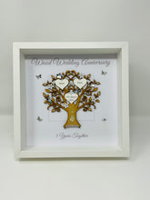 Load image into Gallery viewer, 5th Wood 5 Years Wedding Anniversary Frame - Message