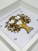 Load image into Gallery viewer, 5th Wood 5 Years Wedding Anniversary Frame - Message