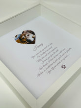 Load image into Gallery viewer, Pet Animal 'Paw Prints On My Heart' Photograph Frame