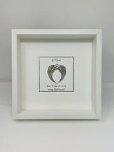 Load image into Gallery viewer, Silver Angel Wings Remembrance Frame