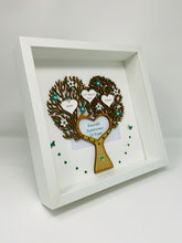 Load image into Gallery viewer, 55th Emerald 55 Years Wedding Anniversary Frame - Heart