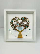 Load image into Gallery viewer, 55th Emerald 55 Years Wedding Anniversary Frame - Heart