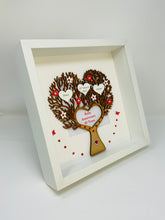 Load image into Gallery viewer, 40th Ruby 40 Years Wedding Anniversary Frame - Heart Tree