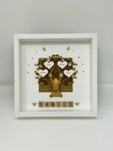 Load image into Gallery viewer, Scrabble Family Tree Frame - Neutral Beige