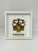 Load image into Gallery viewer, Scrabble Family Tree Frame - Green