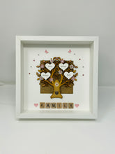 Load image into Gallery viewer, Scrabble Family Tree Frame - Pale Pink