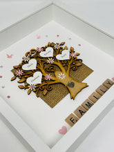 Load image into Gallery viewer, Scrabble Family Tree Frame - Pale Pink