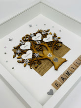 Load image into Gallery viewer, Scrabble Family Tree Frame - Grey