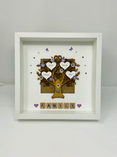 Load image into Gallery viewer, Scrabble Family Tree Frame - Lilac