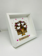 Load image into Gallery viewer, Scrabble Family Tree Frame - Bright Pink