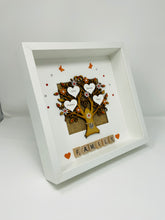 Load image into Gallery viewer, Scrabble Family Tree Frame - Orange