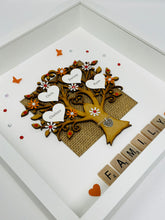 Load image into Gallery viewer, Scrabble Family Tree Frame - Orange