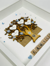 Load image into Gallery viewer, Scrabble Family Tree Frame - Pale Blue