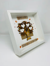 Load image into Gallery viewer, Grandchildren Scrabble Family Tree Frame - Orange