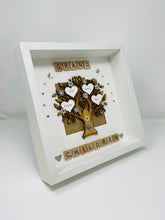 Load image into Gallery viewer, Grandchildren Scrabble Family Tree Frame - Grey