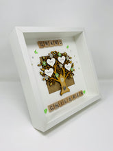 Load image into Gallery viewer, Grandchildren Scrabble Family Tree Frame - Green