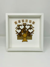 Load image into Gallery viewer, Scrabble Family Tree Frame- White Arched