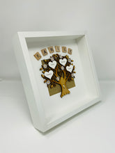 Load image into Gallery viewer, Scrabble Family Tree Frame- White Arched