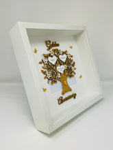 Load image into Gallery viewer, 50th Golden 50 Years Wedding Anniversary Frame - Wooden Metallic