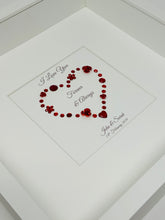 Load image into Gallery viewer, 'I Love You' Gem Heart Picture Frame