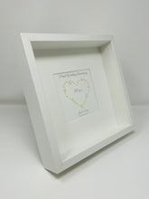 Load image into Gallery viewer, 30th Pearl 30 Years Wedding Anniversary Frame - Gem Heart