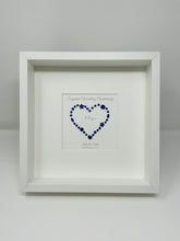 Load image into Gallery viewer, 45th Sapphire 45 Years Wedding Anniversary Frame - Gem Heart